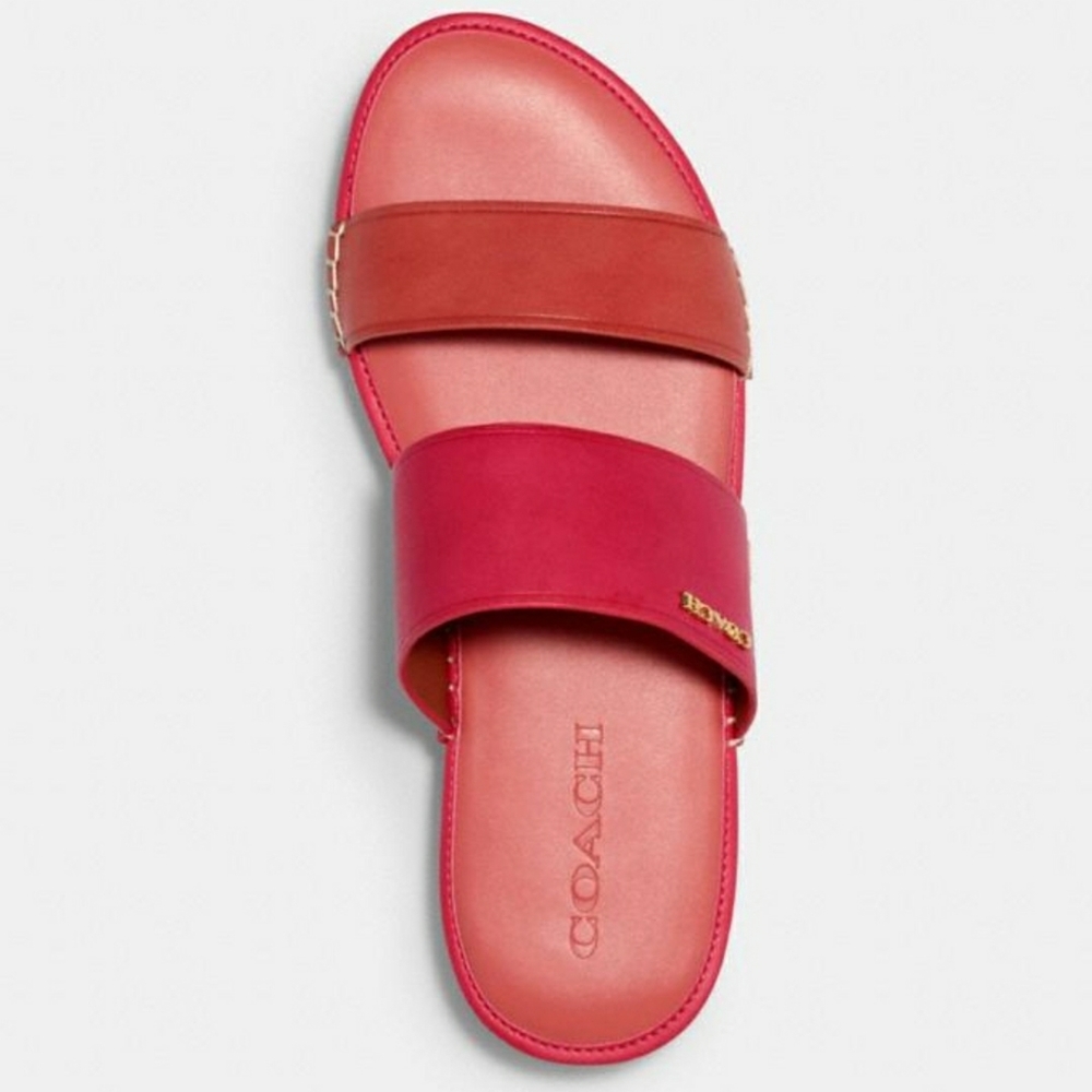 💥💞Coach Salmon Espadrilles Sandals💞💥 - Picture 3 of 5